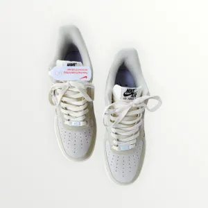 Louis Vuitton X Nike AF1 PU Leather Sneaker for Men - Cream Brown