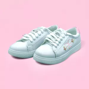 New casual Sneakers version of korean shoes fashion white color women shoes 2024