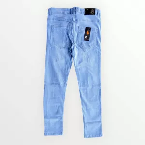 Stylish Fashionabal Light blue jeans with white color print