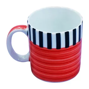 Remember Black Stripes Mug
