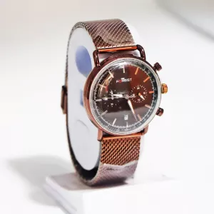 Forest men watch luxury stainless steel watch business watch