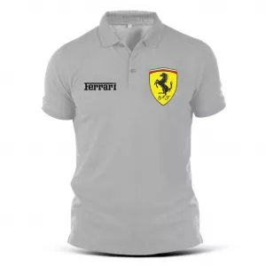 Stylist premium Quality Summer Ferrari Polo Shirt For Men - Kurti