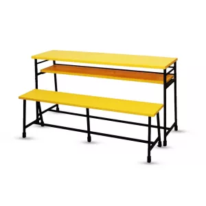 Tanin TSF-24 LT L Mild Steel 3 Seater Desk Bench