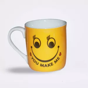 Exclusive Yellow Smiley Printed Coffee Mug A Gift for Every occasion 
