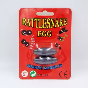 Rattlesnake Magnet/Singing Magnet/ Egg Shape Magnet -2Pcs
