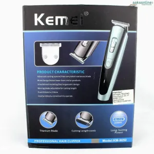 Kemei KM-9050 Rechargeable Hair & Beard Trimmer for Men