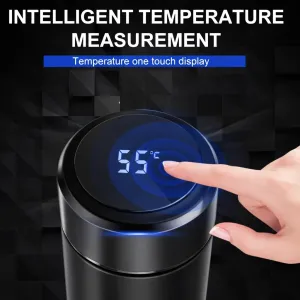 500ml Thermos Stainless steel tumbler insulated water bottle cute coffee thermos cup LED Touch Display Temperature Vacuum Flasks Drinkware smart hot