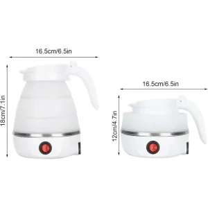 Travelling Folding Kettle and Electric Silicone Foldable