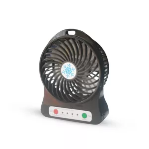Summer Portable Mini Fan 3 Speed Adjustable Fans For Home Office Travel USB Rechargeable Fan With LED Light Handheld