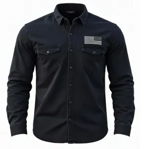 Mens Casual Long-Sleeve Denim Shirts: Timeless Style Essentials