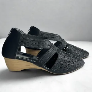 Ladies Party Wedge Sandal   
Women’s Fancy Sandal / Party Sandal