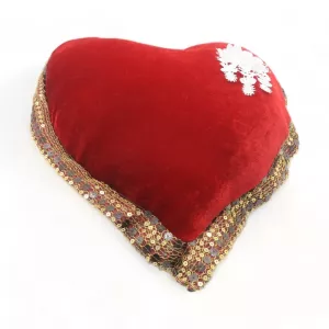 Super Soft Love Heart Cushions For Decoration Microfibre Solid Cushion Pack of 1