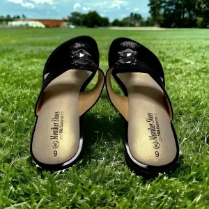 Ladies Flat Slipper Stone sandal