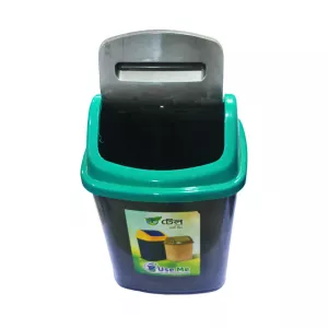 Plastic Waste Bin With Swing Cover- 70Litres