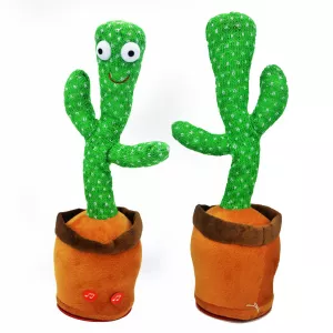Electronic Dancing Cactus Funny with The Song Plush Toys Stuffed Animals for Early Childhood Toy
