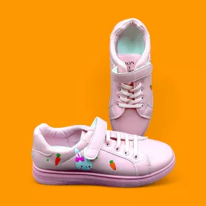 Hopscotch Girls TPR and Rubber Graphic Print Sneakers