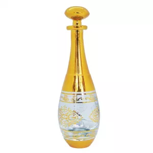 Golden 150 ml dkanter glass attar bottle