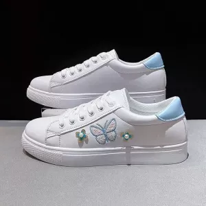 New casual Sneakers version of korean shoes fashion white color women shoes 2024