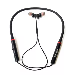 Lenovo HE05X wireless in-ear neckband earphones - Black - Wireless Earbud