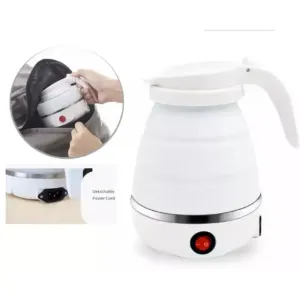 Travelling Folding Kettle and Electric Silicone Foldable