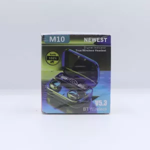 M10 TWS wireless Bluetooth headset touch control digital display panel