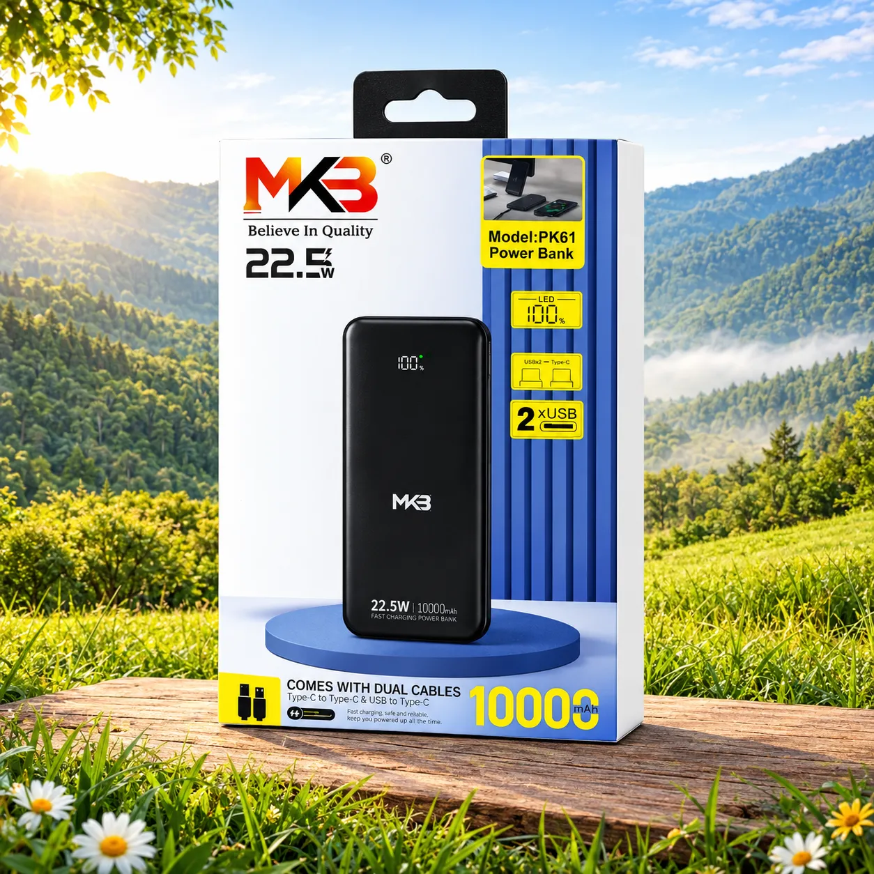 MKB PK61 10000mAh 22.5W Power Bank