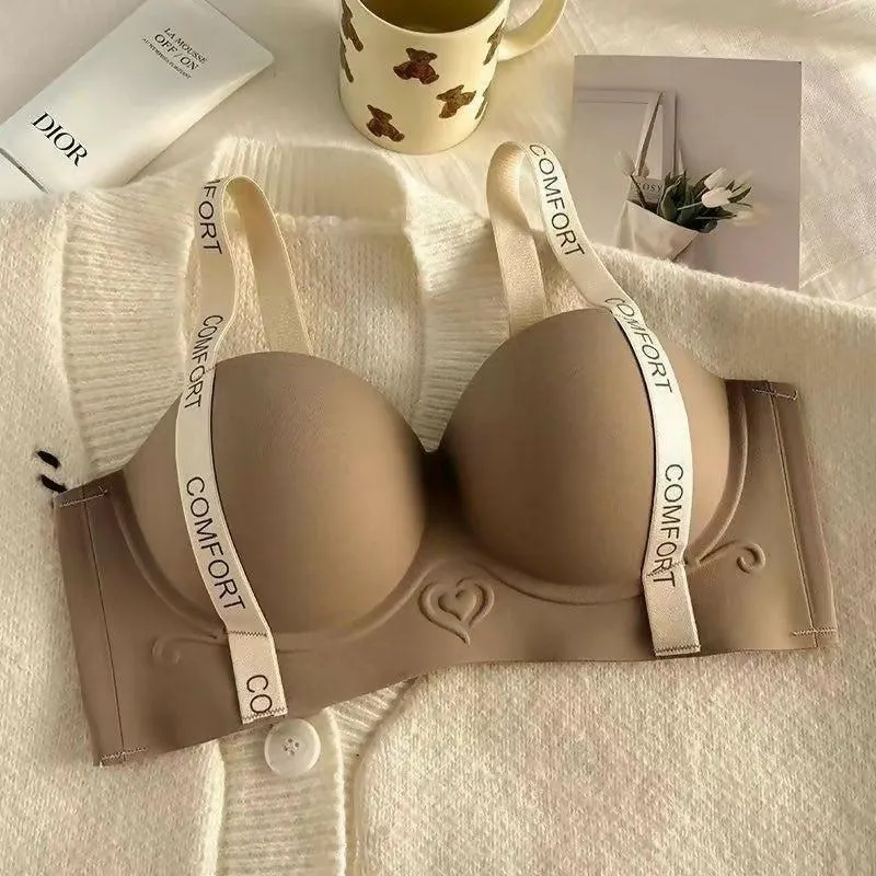Imported LAZADY Adjustable Push Up Bra - Coffee (China)