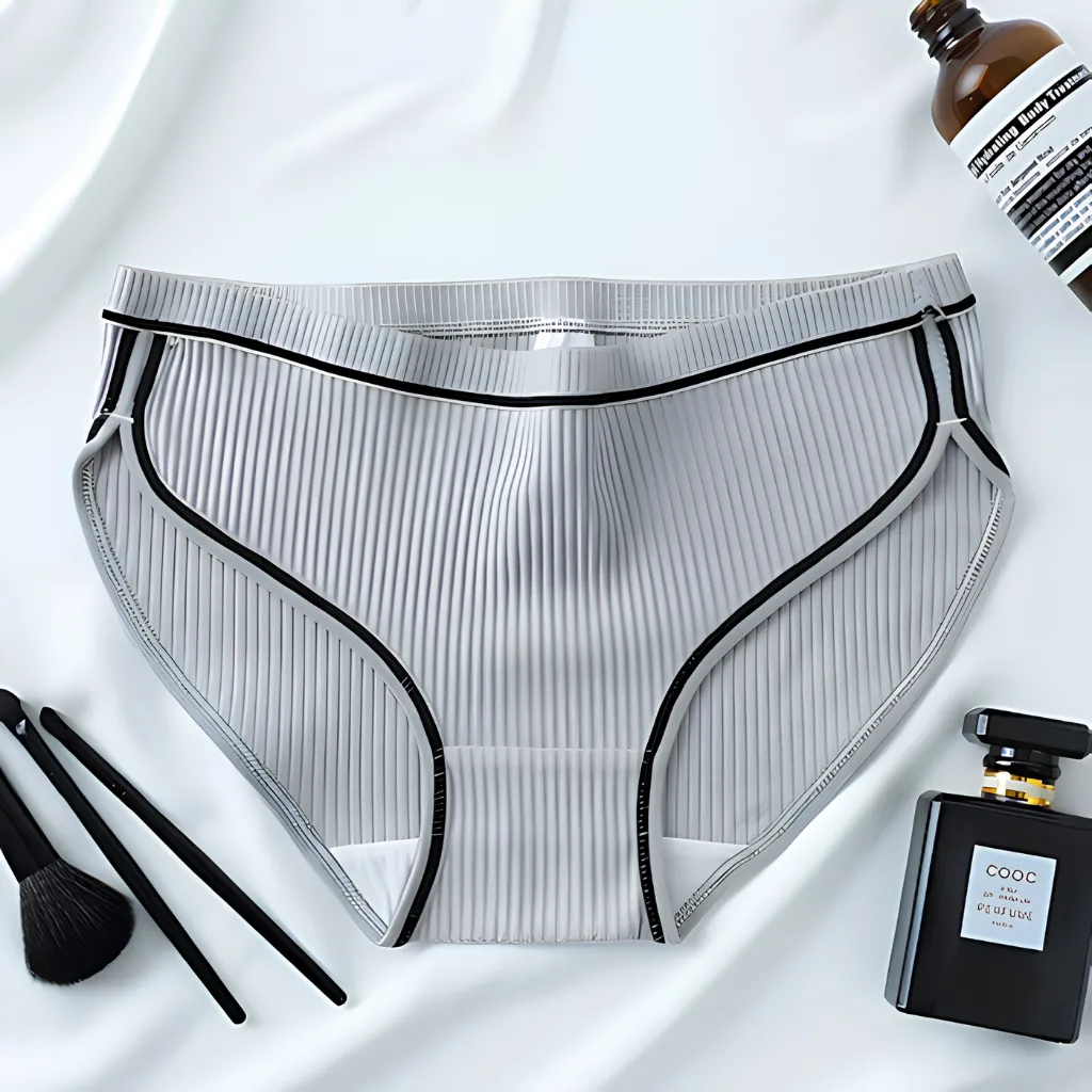 Women's Cotton Seamless Panty - Grey