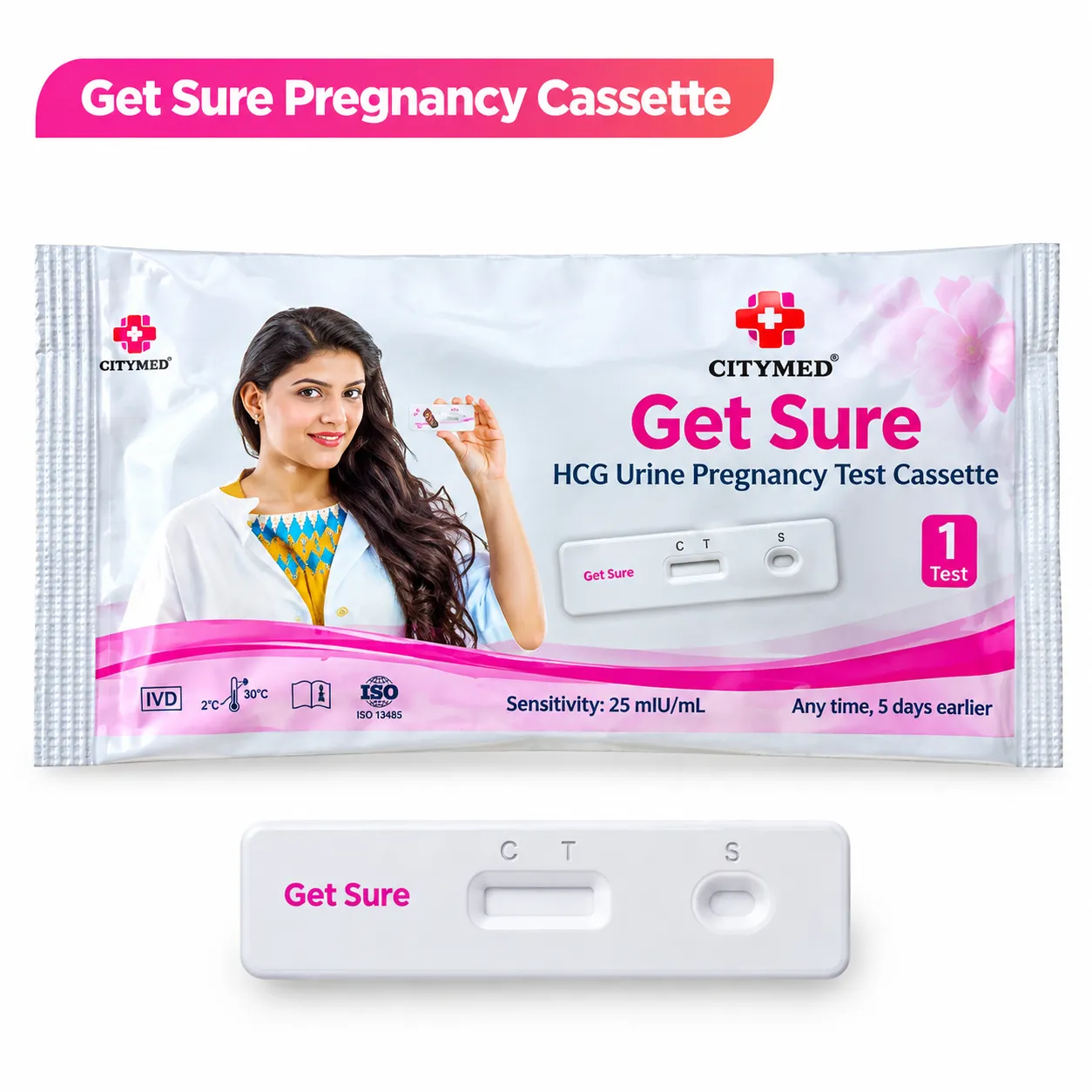 Get Sure Pregnancy Cassette