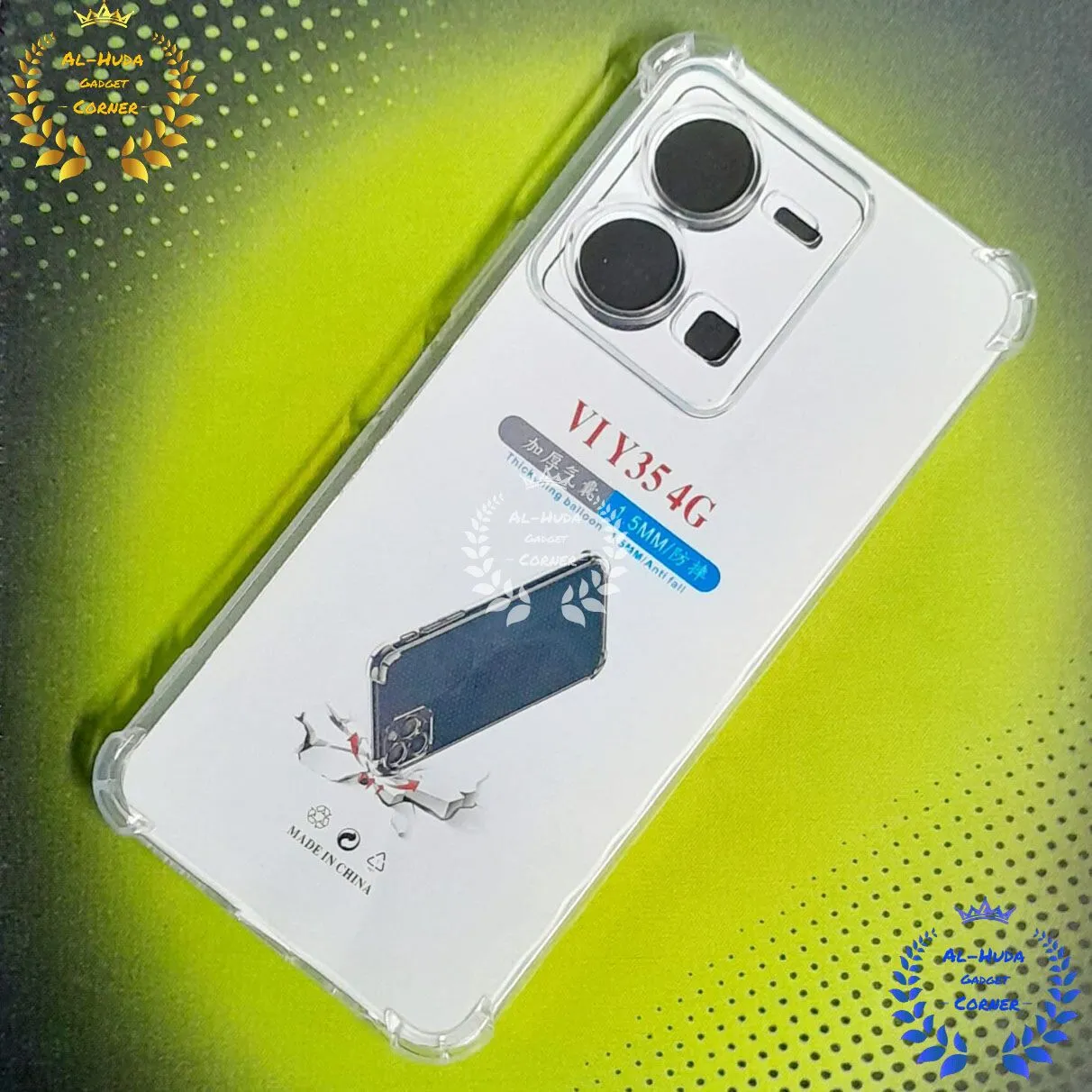 Matte Protective Lens Flexible Back Cover for Vivo Y35 4G 