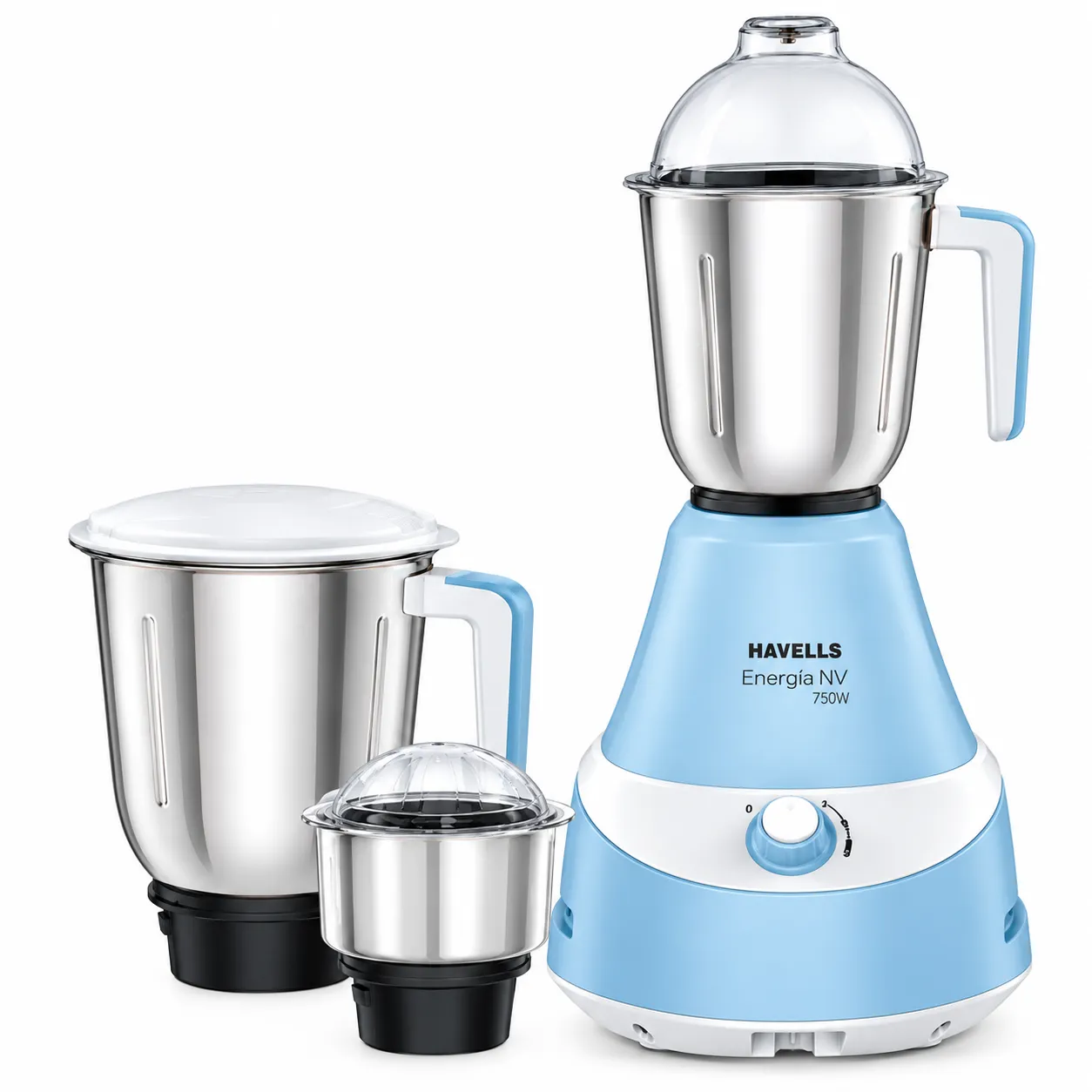 Havells Energia NV 750-Watt Mixer Grinder with 3 Jars