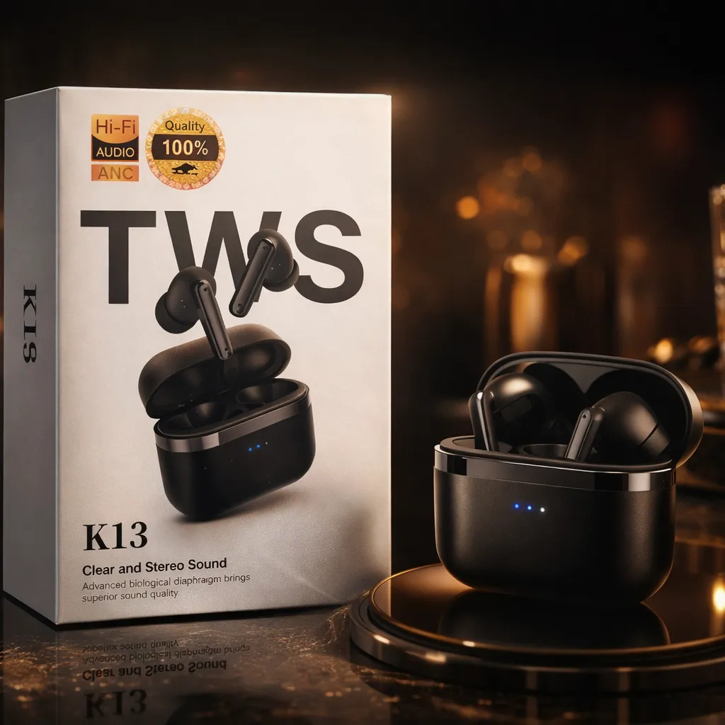 K13 Wireless Headset TWS - Hi-Fi Audio ANC Clear and Stereo Sound