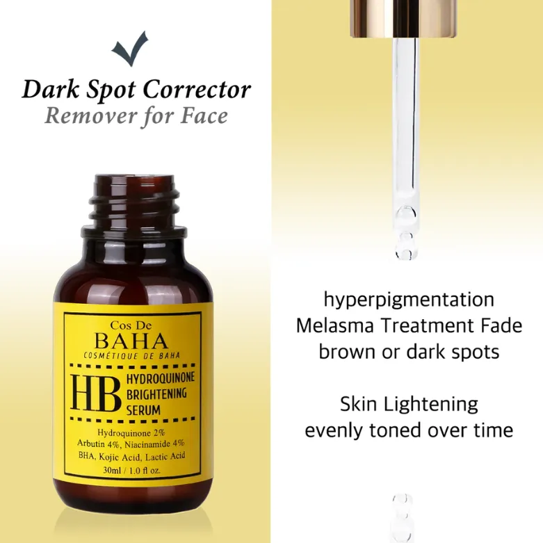 BAHA 2% HYDROQUINONE BRIGHTENING SERUM 30ML (HB)