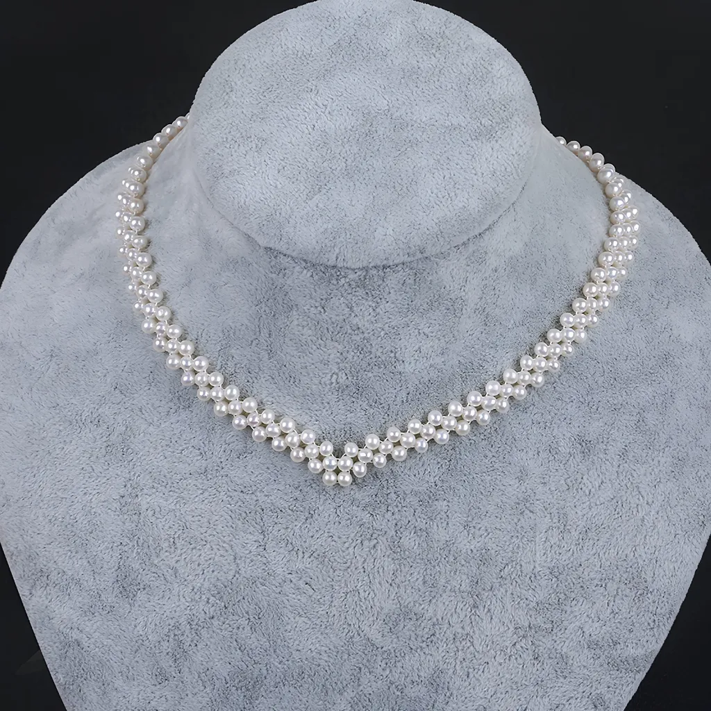 Handmade Fresh Water Pearl Necklace For Women