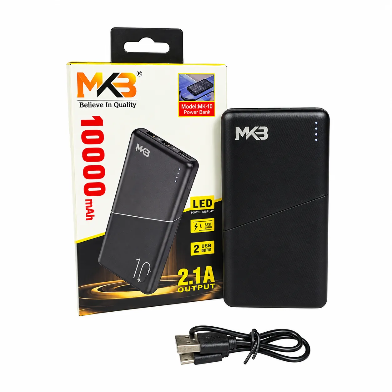 MKB PK10 2.1A 10000mah Power Bank