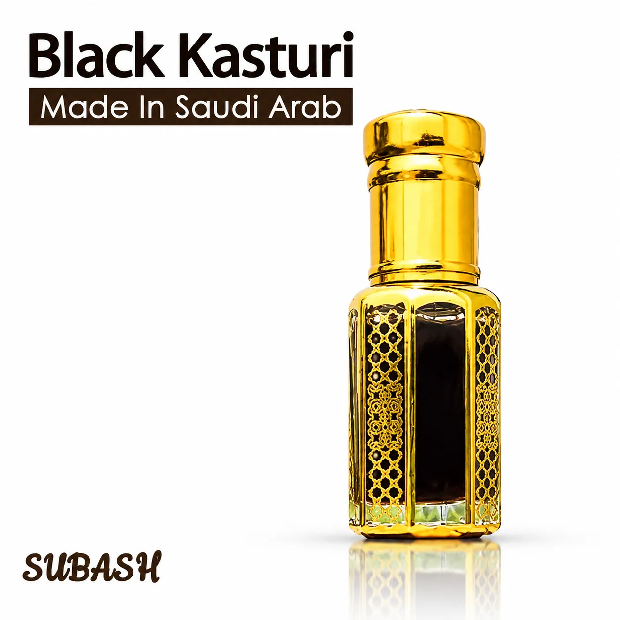 Black Kasturi - Made In Saudi Arab Black Kasturi Exclusive Premium Attar 12ml