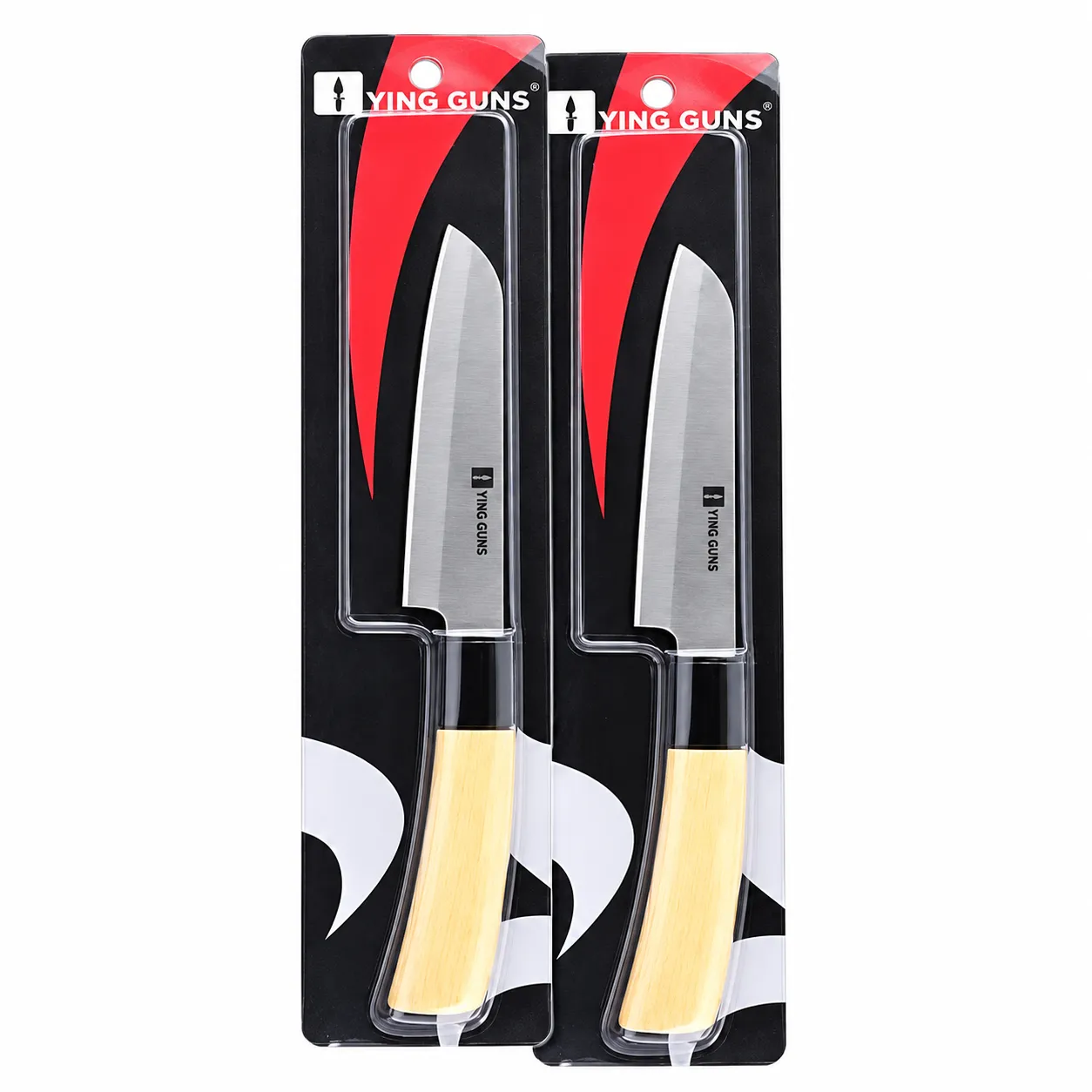 Kitchen knife 2 Pieces - Brown