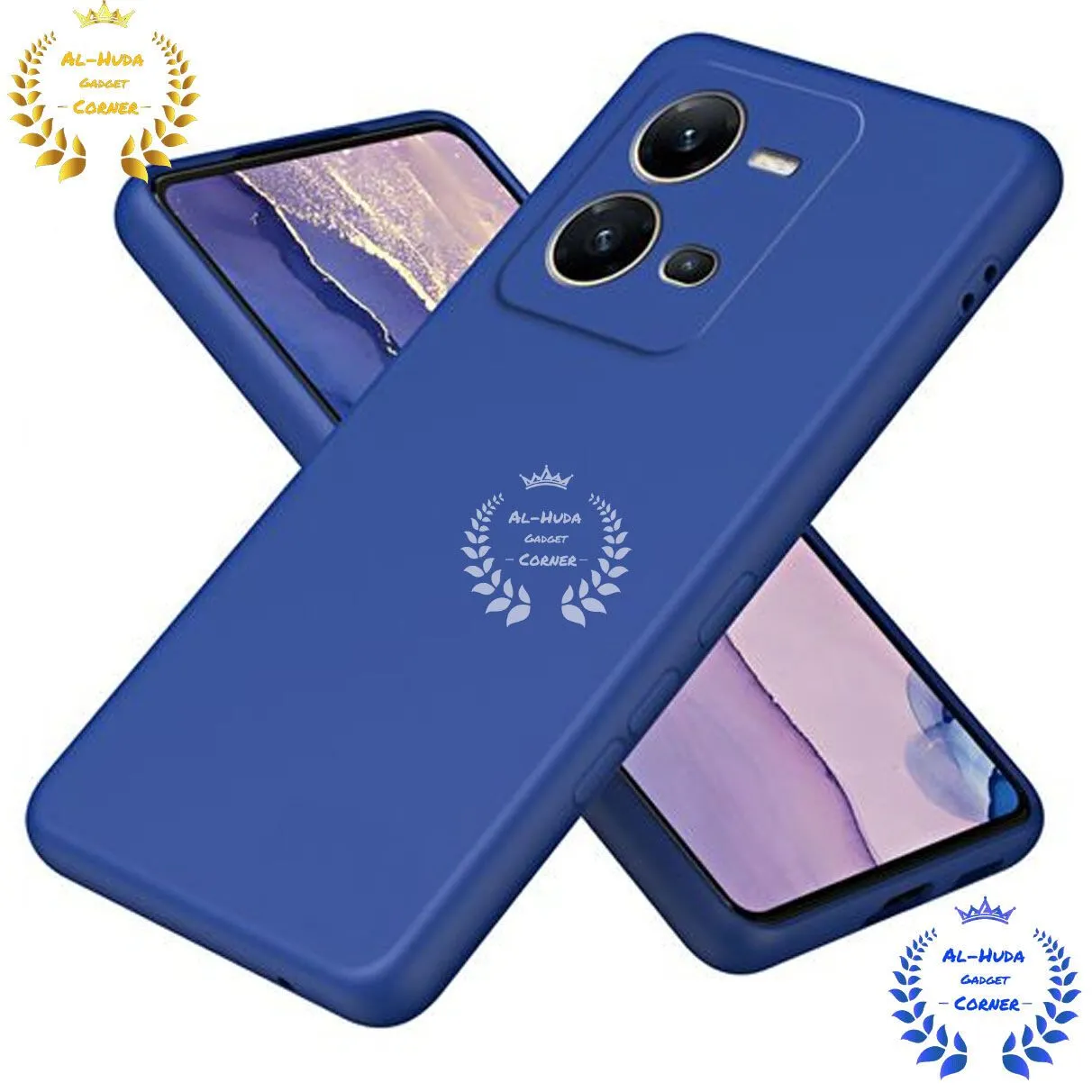 Back Cover Case / Matte Protective Lens Flexible Back Cover for Vivo V25 / Vivo V25E 5G | Slim Silicone Cover with Soft Lining Shockproof Full Body Bumper Case
