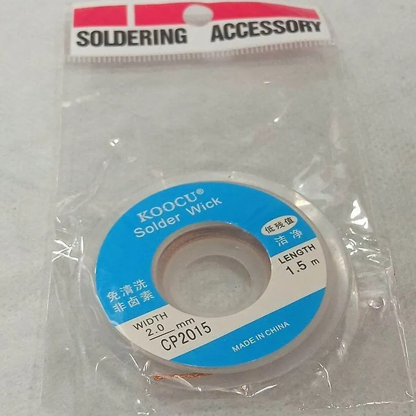 DE soldering Braid Solder Remover Wick-Length: 1.5mm width 2.0mm﻿