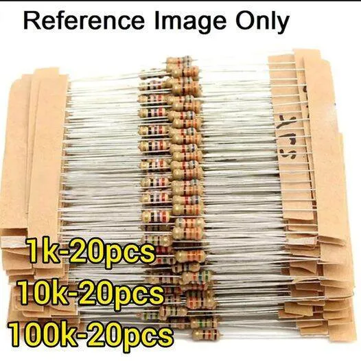 Resistor combo pack- 60pcs