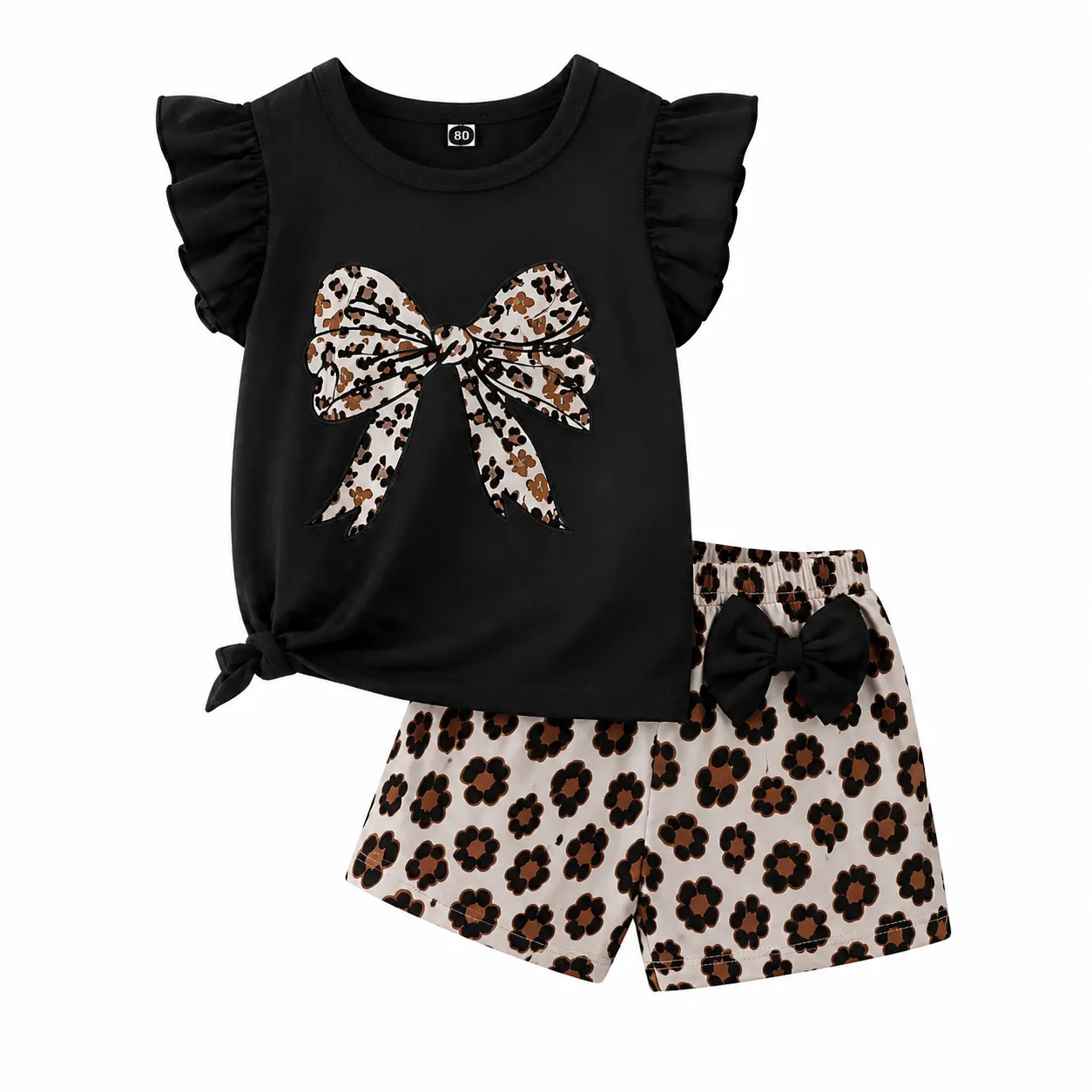 Kids Butterfly Cotton t shirt & Pant Set