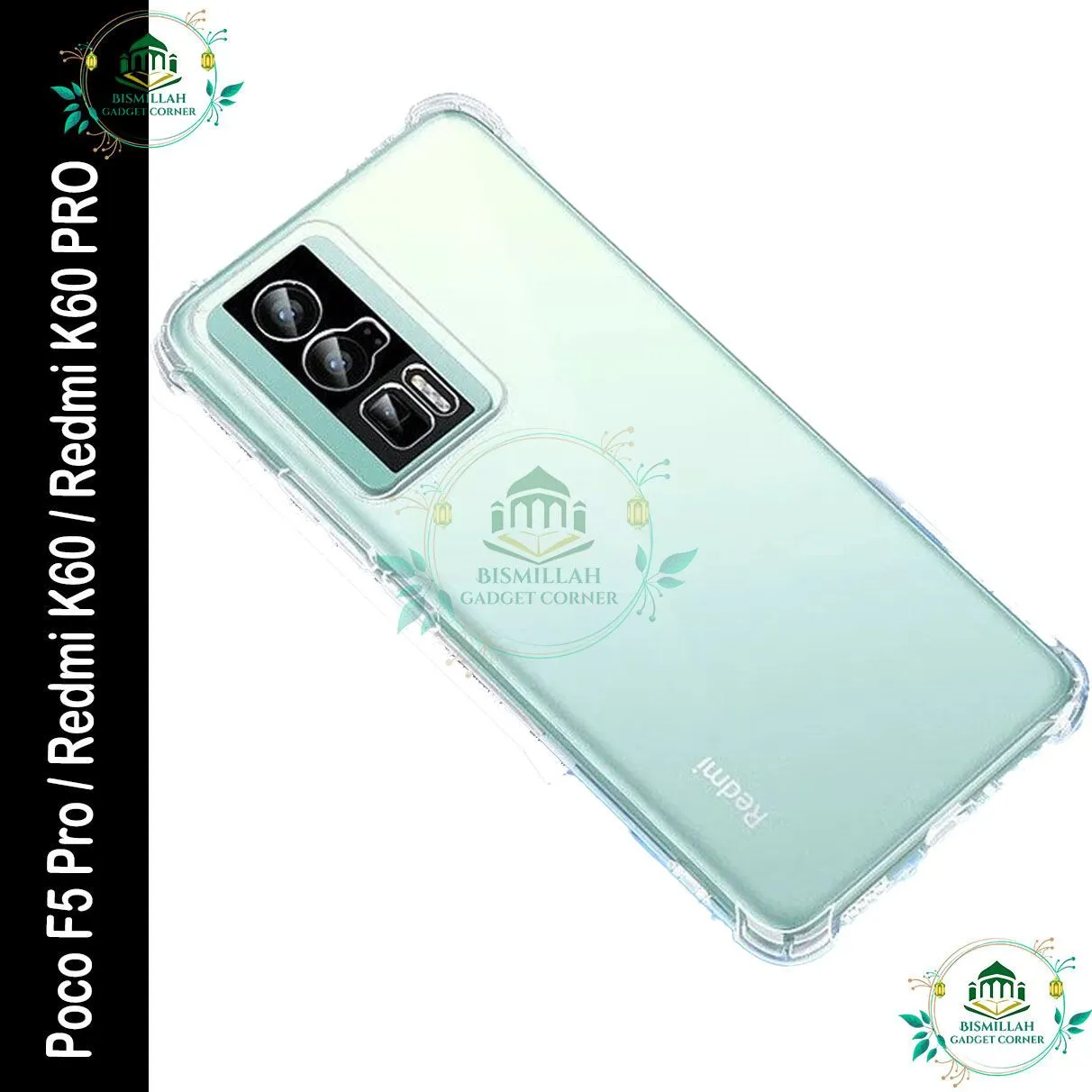 Original Transparent back cover For Xiaomi Poco F5 Pro Xiaomi Redmi K60 Xiaomi Redmi K60 PRO Luxury transparent Protect Back Cover Soft Case