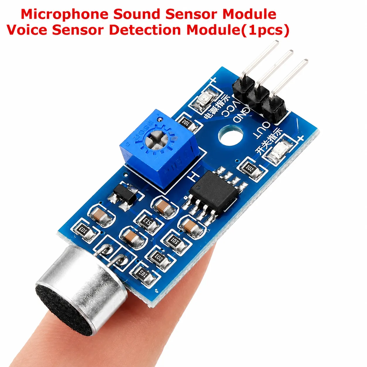 Microphone Sound Sensor Module Voice Sensor Detection Module(1pcs)