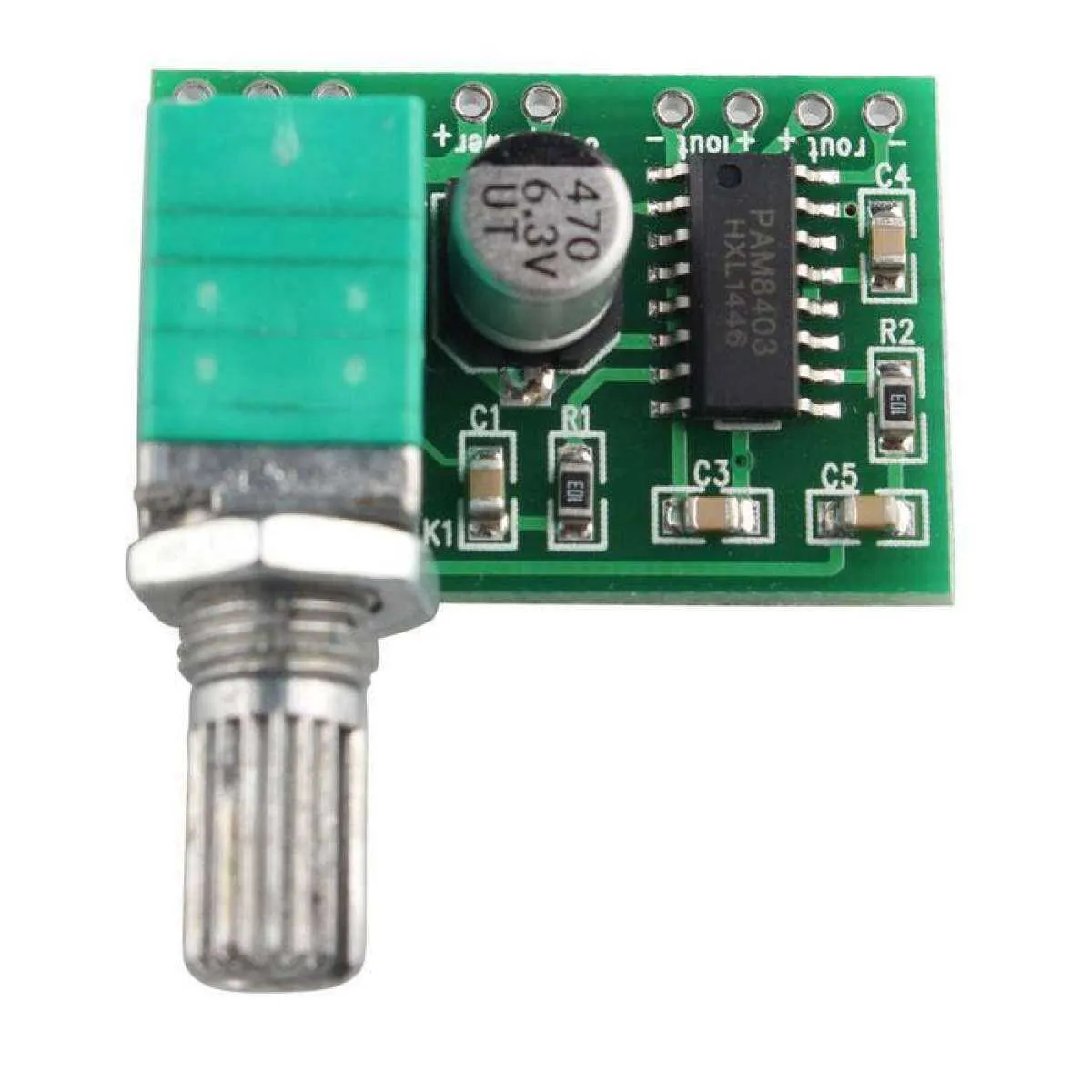 PAM8403 Amplifier with Volume Control