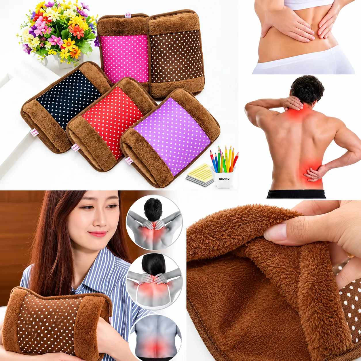 Electric Hot Water Bag for Warmth, Comfort and Relaxation at Home During Cold Weather and Winter Days