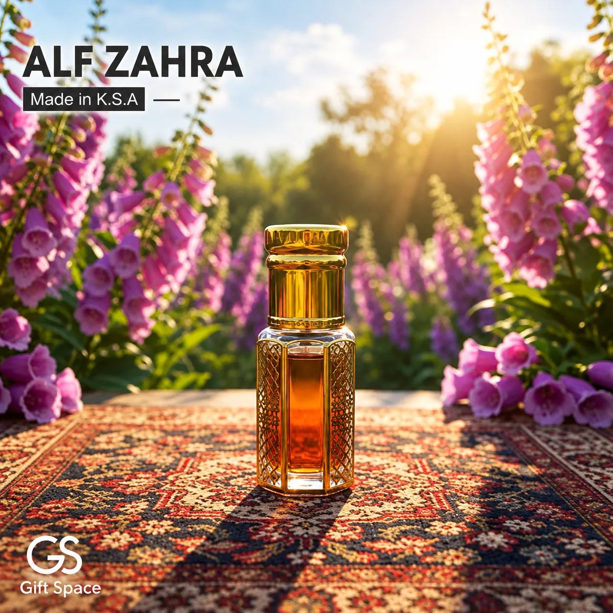 Alf Zahra - Made In Saudi Arabia 3ml- The Blooming Essence of Floral Beauty and Gentle Arabian Romance