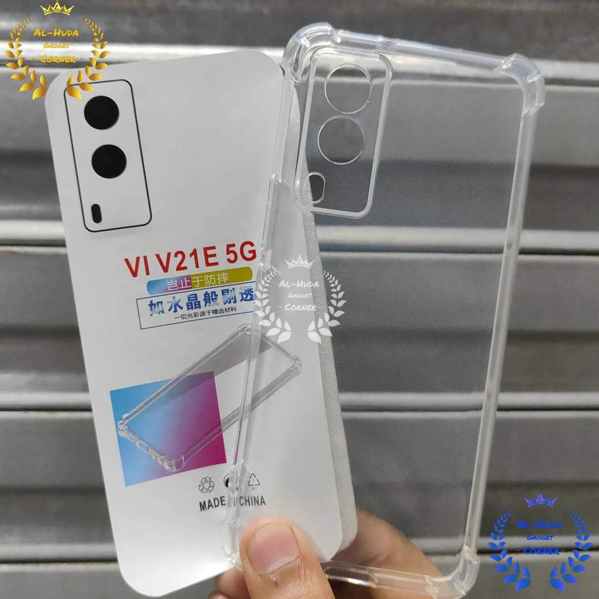 Shockproof Transparent Back Cover for Vivo V21e 5G/Y71T 5G, Matte Lens Protection, Flexible Silicone Case with Soft Lining, Slim Full Body Bumper Case.