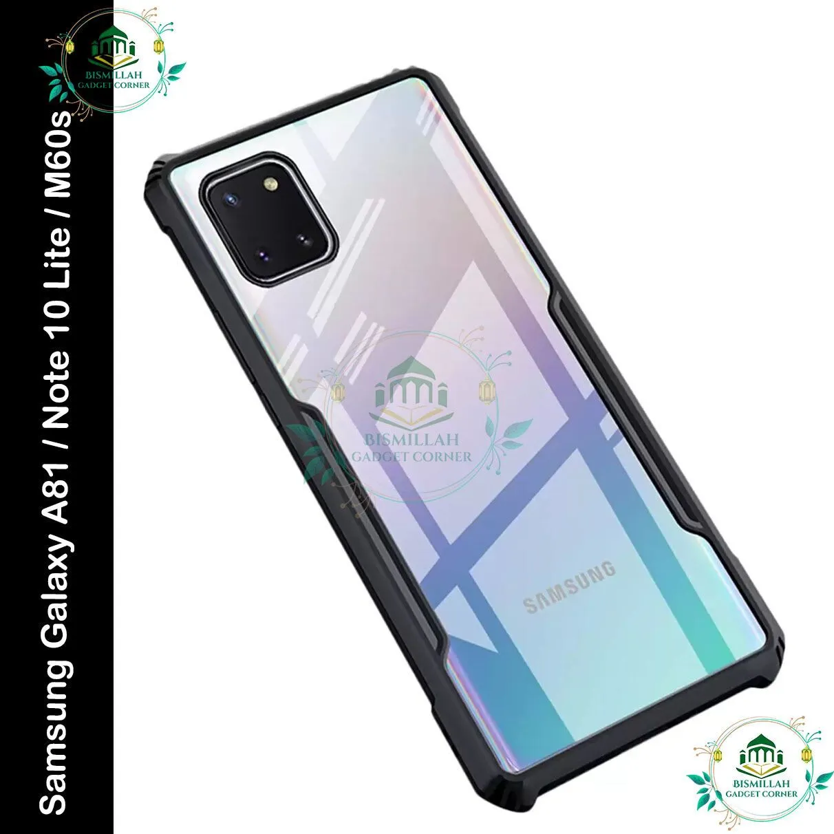 Xundd Back Cover for Samsung Galaxy A81/ Samsung Galaxy Note 10 Lite / Samsung Galaxy M60s Transparent Hybrid Hard PC Back Bumper