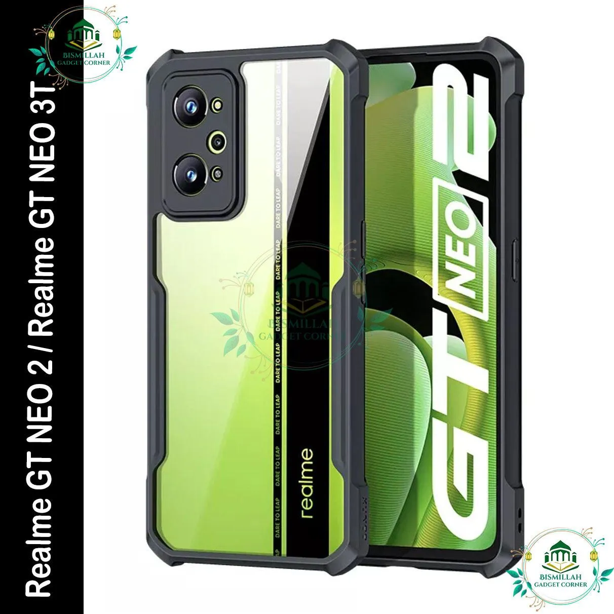 Original Xundd Back Cover for Realme GT NEO 2 / Realme GT NEO 3T Transparent Hybrid Hard PC Back Bumper