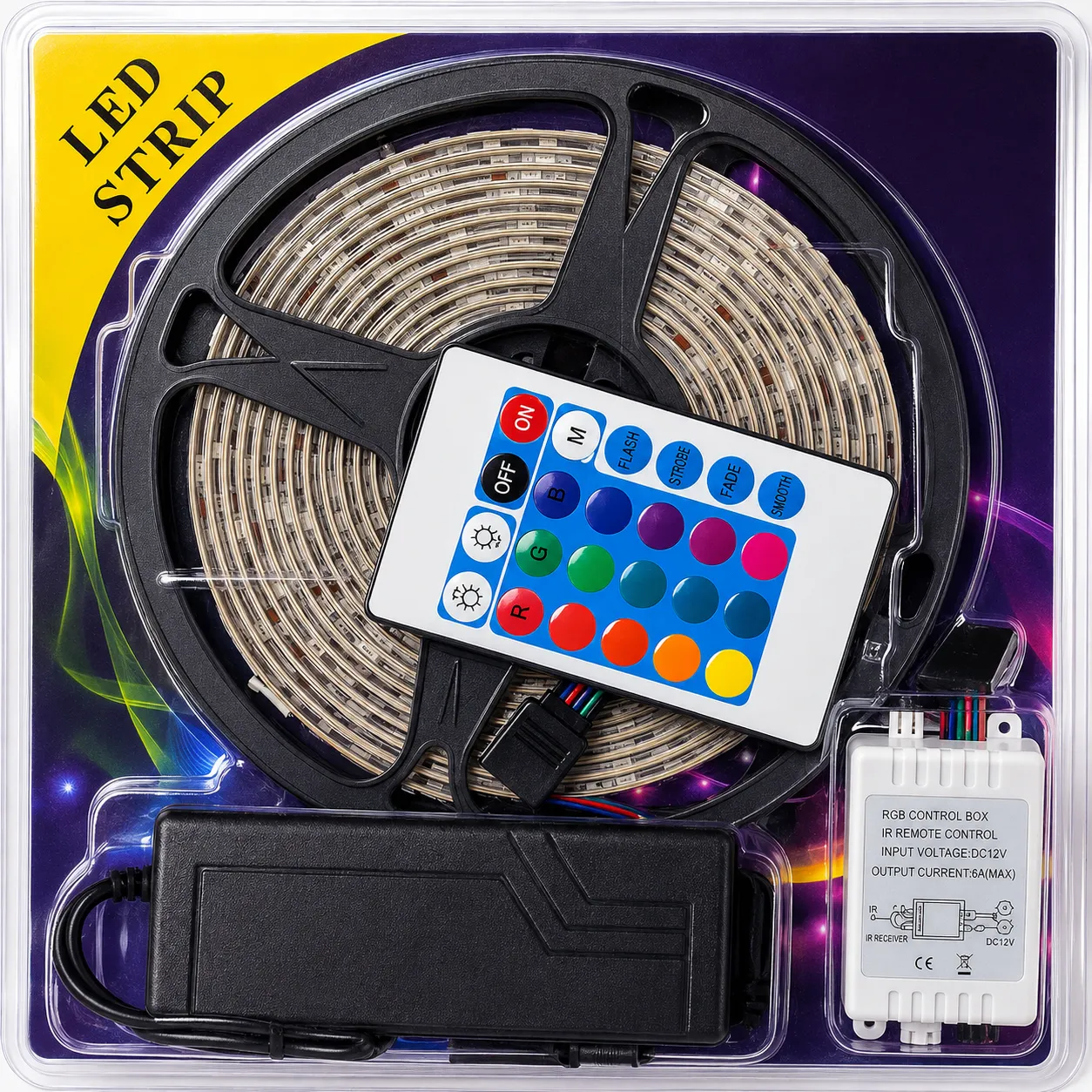 Rgb Strip Light 16 Feet 4 colour 